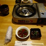 博多味処 すきやき・水たき いろは - （2017/1月）着席したテーブル