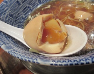 yokohamakujiraken - 味玉の茹で加減