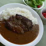 八ヶ岳高原カレー キースプリング - ｷｰｽﾌﾟﾘﾝｸﾞのハンバーグカレー