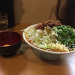 豚星。 - 170302限定台湾ラーメン850円塩50円ニンニク