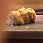 太平寿し - 生うに握り