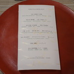 SUGALABO - 今夜のメニュー