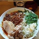 豚星。 - 台湾ラーメン＋塩＋豚増し＋大盛※ニンニク、ヤサイ