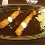 アパ社長カレーショップ - エビフライ社長カレー　税込780円(2017.03.02)