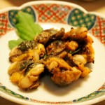 英ちゃん冨久鮓 - 赤貝 肝焼き