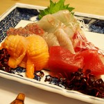 英ちゃん冨久鮓 - お造り盛り合わせ