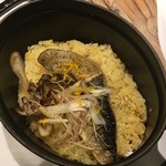 青山ブションアミュゼ - フォアグラのSTAUB御飯