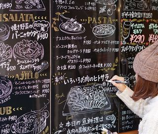 Itarian Ando Bisutoro Ebara Machi Bisutoron - 店内掲示板