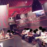 イップウドウ　タオ - ｶｳﾝﾀｰとﾃｰﾌﾞﾙ席の構成で、活気がある店内。