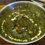 びんでぃ - ランチのサグマッシュルーム950円（2011/1）