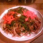 炭火焼 鳥つね - もろ裏メニュー焼きそば