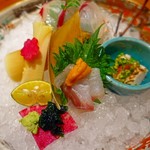 Kuzushi Nosuke - こだわりの舞阪鮮魚の盛り合わせ