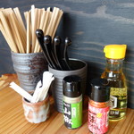 らーめん鴨屋 - 胡椒は勿論無し