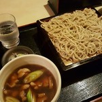 蕎麦屋酒 しの崎 - 鶏ごぼう汁せいろ 850円