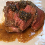 cucinetta girasole - 鞍下肉のローストは柔らかくて味わい深いです