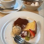 cucinetta girasole - ティラミスのチョコパウダーが、絶妙！