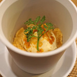 レンゲ - 黒トリュフのクレームブリュレ