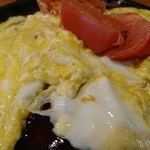 そらいえ - とろとろ卵のトマト焼き（アップ）