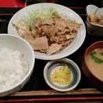 Wanotasuto - 日替わり（生姜焼き）ランチ。