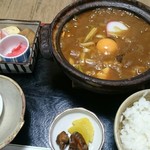 山源 - 味噌カレー煮込みうどん定食