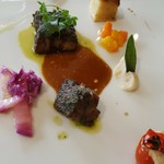 カフェレストラン オー・ミラドー - 肉料理　羊の・・・