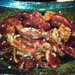 水七輪炭火焼肉 北浜にくや - ハラミのアップ