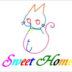 カフェ スウィートホーム - ロゴマークの猫ちゃん♪ ”Sweet Home”のアルファベットを探してみてください。