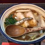 烈志笑魚油 麺香房 三く - 