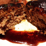 窯焼きステーキ 福田 - 和牛ハンバーグ