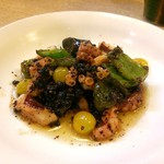 ゆたか - 蛸ピーマン銀杏のトウチ炒め　　銀杏の存在がちょっと浮くかな