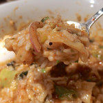 アジトイズム - ajitoのまぜそば（800円）＋〆のリゾット（200円）