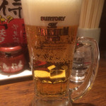 元祖 麺屋原宿 - 生ビール