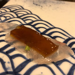 鮓 きずな - ひらめ ポン酢ジュレ