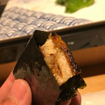 鮓 きずな - 宮城一番海苔で包んだ焼き穴子