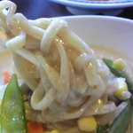 彩華ラーメン - 豆乳味噌ラーメン　麺
