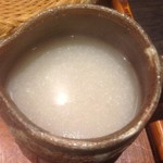 手挽きそば 一心 - 蕎麦湯