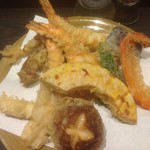 手挽きそば 一心 - 天ぷら