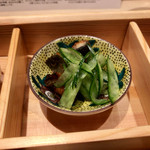 きなり - 豆皿いろいろおつまみ盛り 九種から、うざく。