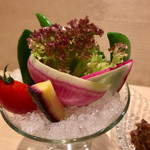 きなり - 口直し：野菜の盛り合わせ