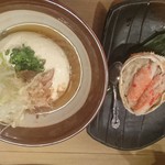 浜焼き海鮮居酒屋 大庄水産 - カニ味噌甲羅焼き