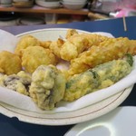 陸奥 こむらさき - 野菜の天ぷら盛りあわせ