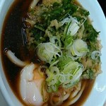 深大寺門前そば - 春菊天温玉うどん