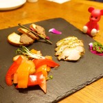 foujita - 前菜三種盛り合わせ