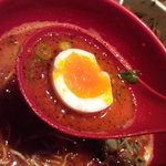 イップウドウ　タオ - ＴＡＯ･黒に付けた玉子ﾄｯﾋﾟﾝｸﾞを拝借ｗｗ 辛さ＋玉子は相性抜群！