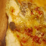 手作りのパン 峰屋 - トマトソース・チーズ・きのこ・れんこん　