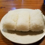 はなさき家 - 替え玉ごはん 大盛り