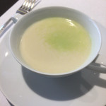 上野精養軒 - ビーフシチューセットのスープ