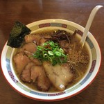 麺処　瓢たん - 豚骨醤油らぁめん(750円)+低温ローストチャーシュー(250円)