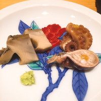 鮨 しお津 - 蒸し鮑と 飯蛸♪ 