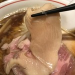 麺尊 RAGE - 【2017.2.23】鶏胸肉の絶品チャーシュー。